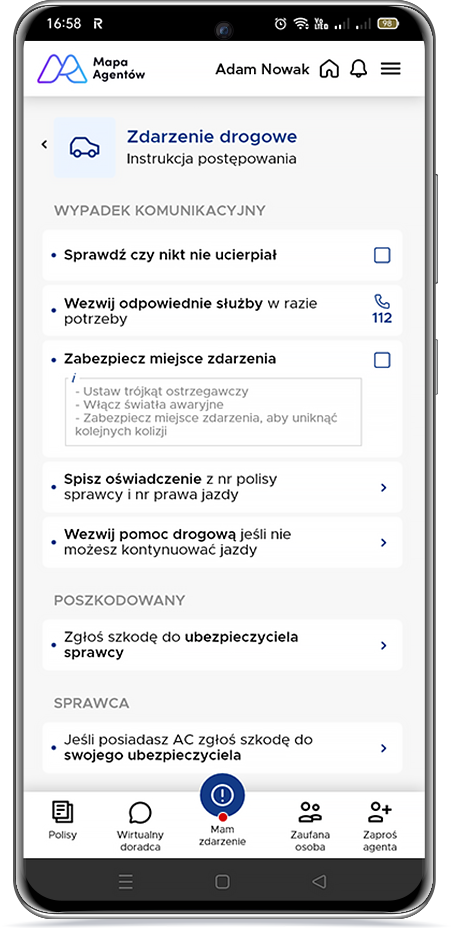 Pomoc w razie zdarzenia – wsparcie krok po kroku